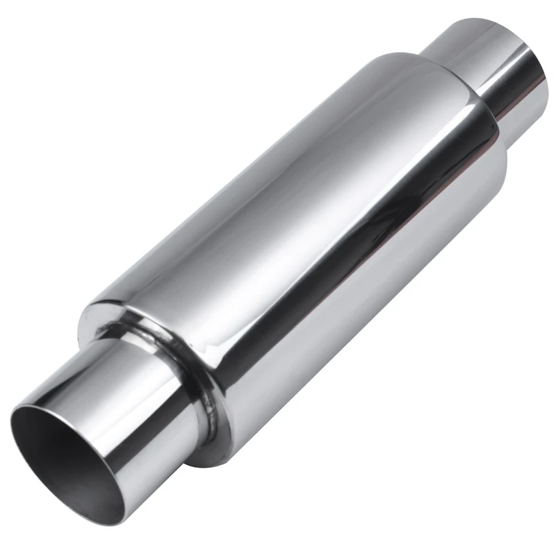 

2.5 Inch Inlet Universal Resonator/Performance Muffler Stainless Steel 11.5 Inch