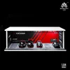 TimeMicro&MoreArt 1:64 Nissan Mazda Lamborghini Honda Alloy car model toy car scene with lights 5