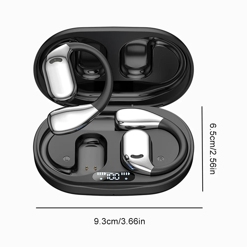 AI Translator Earphone Bluetooth-Compatible 5.4 Real-time Translation Earbuds Wireless Headphones for Office Business Learning