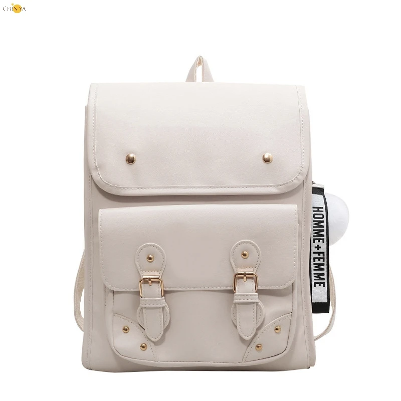 

CFUN YA New Desinger Backpack For Women PU Leather Female Shoulder Bags Students Schoolbag Travel Bagpack Rucksack Bolsa Mochila