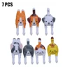 7 Pcs cat and dog