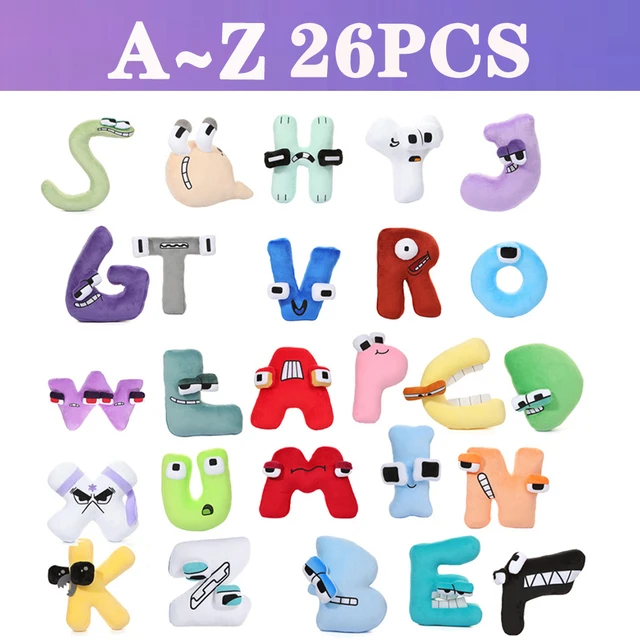 26pcs Alphabet Lore Plush Toy Stuffed Doll Toy Education Doll Children 26  English Letters (A-Z) Kids Christmas Birthday Gift - AliExpress