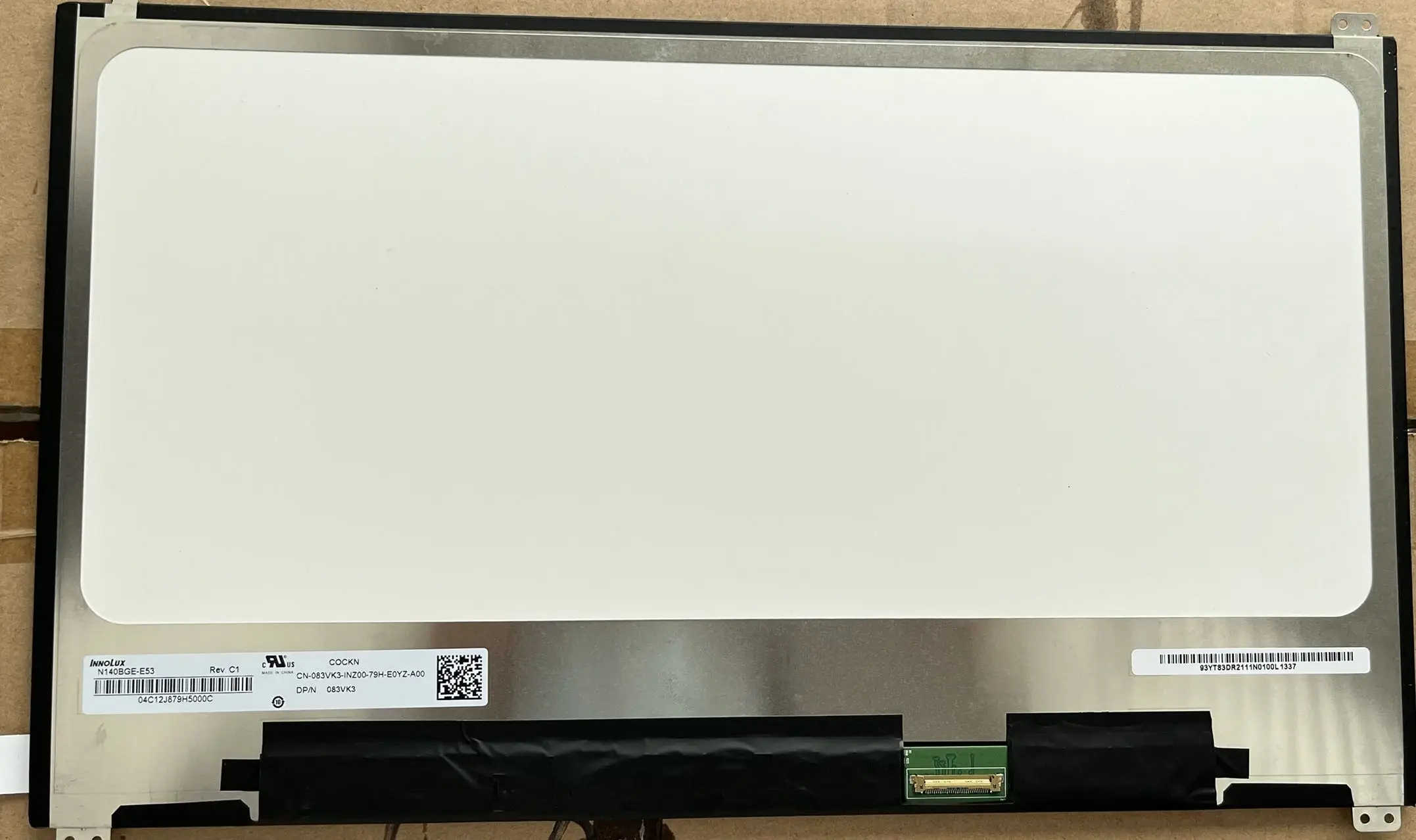 

N140BGE-E53 14.0''Laptop LCD Screen Panel Matrix 1366*768 EDP 30 PINS