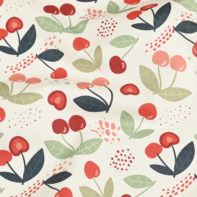 

Тонкий холст, индивидуальная область, пасторальная вишня, печатная ткань ручной работы, сделай сам, рот, золотой мешок, ткань, полностью хлопок