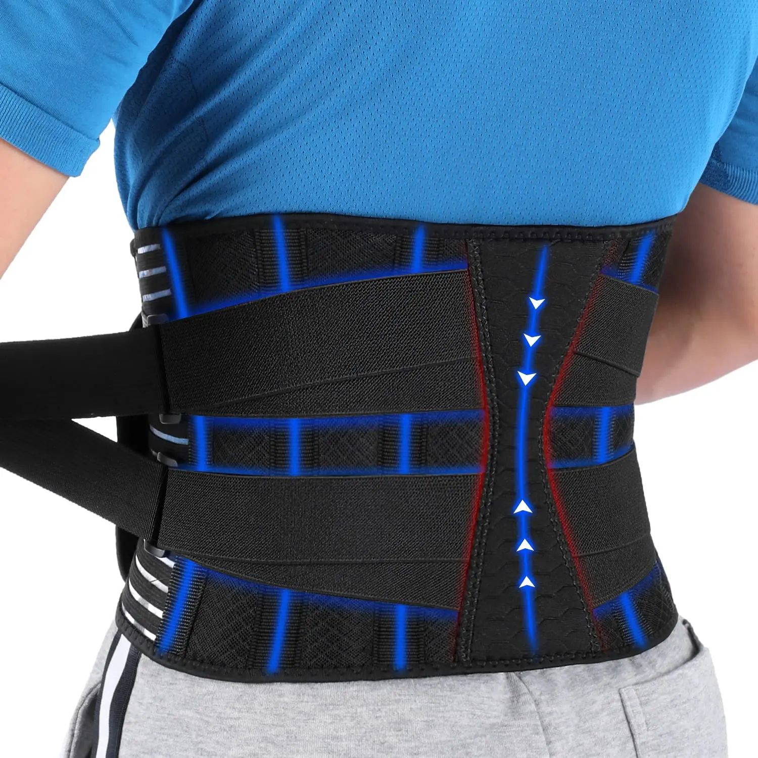 

Medical Abdomen Waist Orthopedic Spine Corrective Herniated Disc Posture Corrector Scoliosis Pain Back Brace Lumbar Support Belt