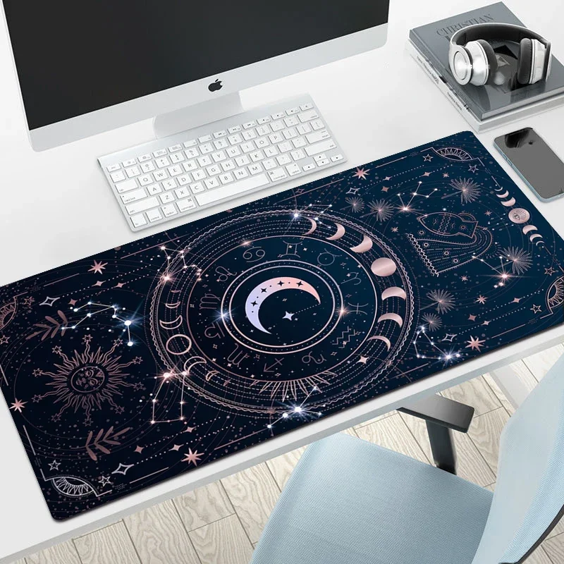 Cartão de Tarô Impacto Genshin Kawaiis Mouse Pad Acessórios para Jogos Estética Bonito Desk Mat Teclado para Computador