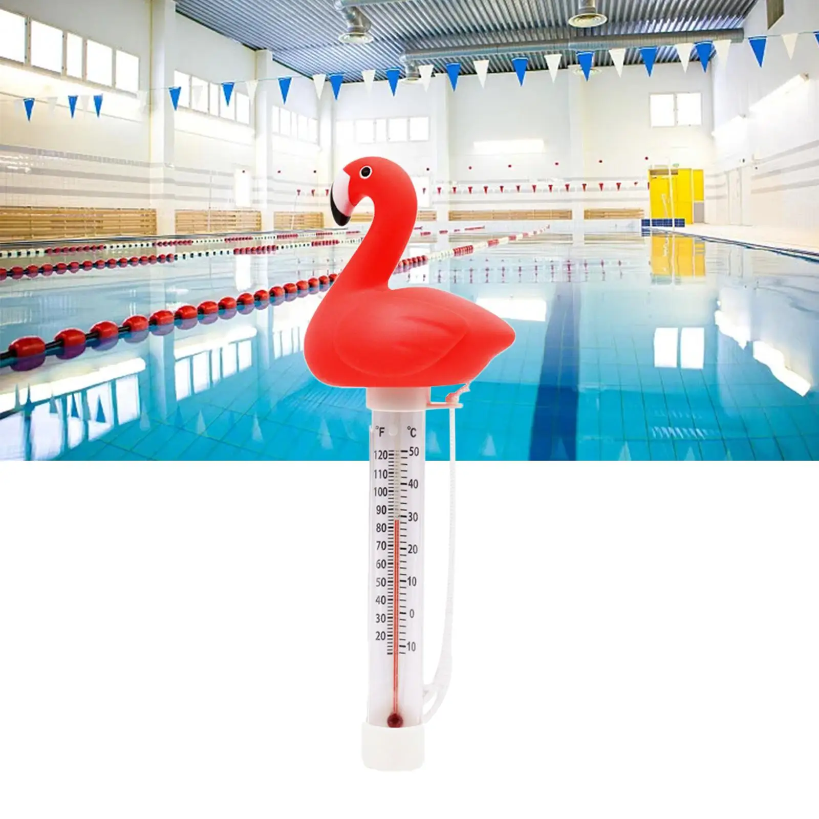 

Flamingo Gauge SPA Indoor Outdoor Swimming Pool Floating Pool Thermometer for Aquariums Fish Tank Ice Bath Paddling Pool Shower