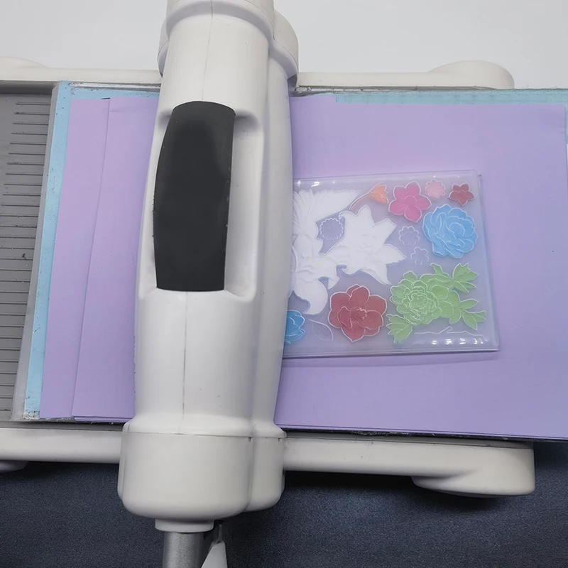 새로운 꽃 컬렉션 Yulan, Huashan, 동백, 백합, 새 3D 릴리프 플라스틱 엠보싱 폴더 및 몰드, 카드 제작, 클립