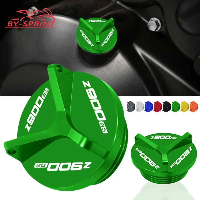 

Modified Motorcycle CNC Engine Oil Cup Fuel Filler Tank Cap Cover Accessories For Kawasaki Z900RS Z 900RS 2018-2021 2020 2019