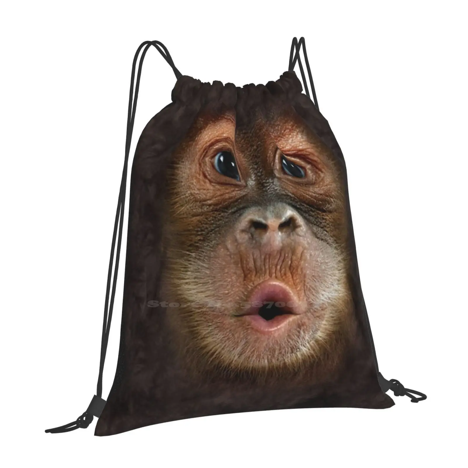 Bonito facce macaco 3d presente venda quente mochila moda sacos macaco 3d  facce macaco - AliExpress