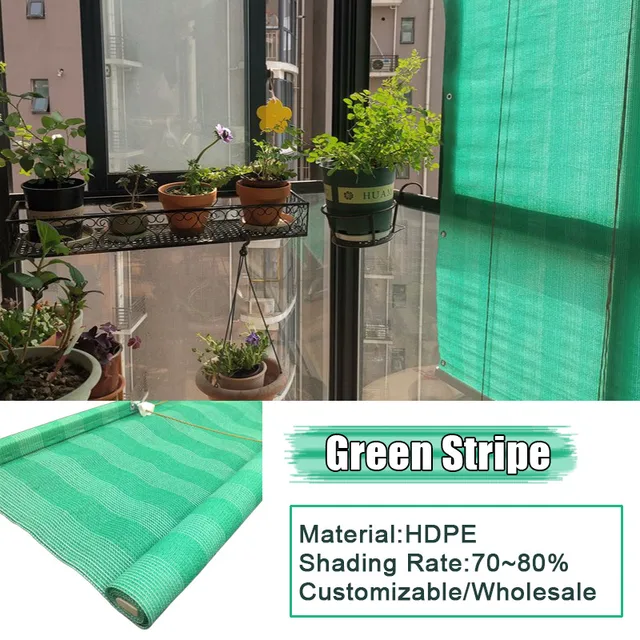 Green White Stripe