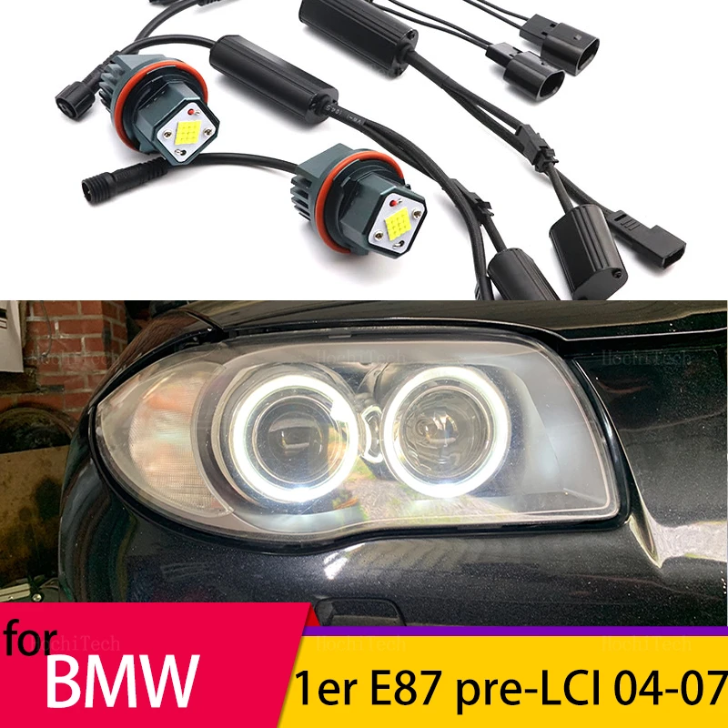 

Для BMW 1 серия E87 116i 116d 118i 118d 120i 120d 130i pre-LCI 04-07 светодиодсветодиодный автомобильные габаритные огни Angel Eyes без ошибок