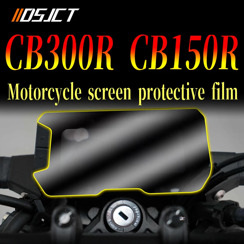 

For Honda CB125 CB125R CB150 CB250R CB300R 2018-2019 Motorcycle Scratch Protection Film Screen Protector