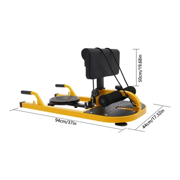 Deep Squat Machine: Adjustable Backrest and Leg Hook for All Fitness Levels, Built with High-Strength Steel for Stability 5