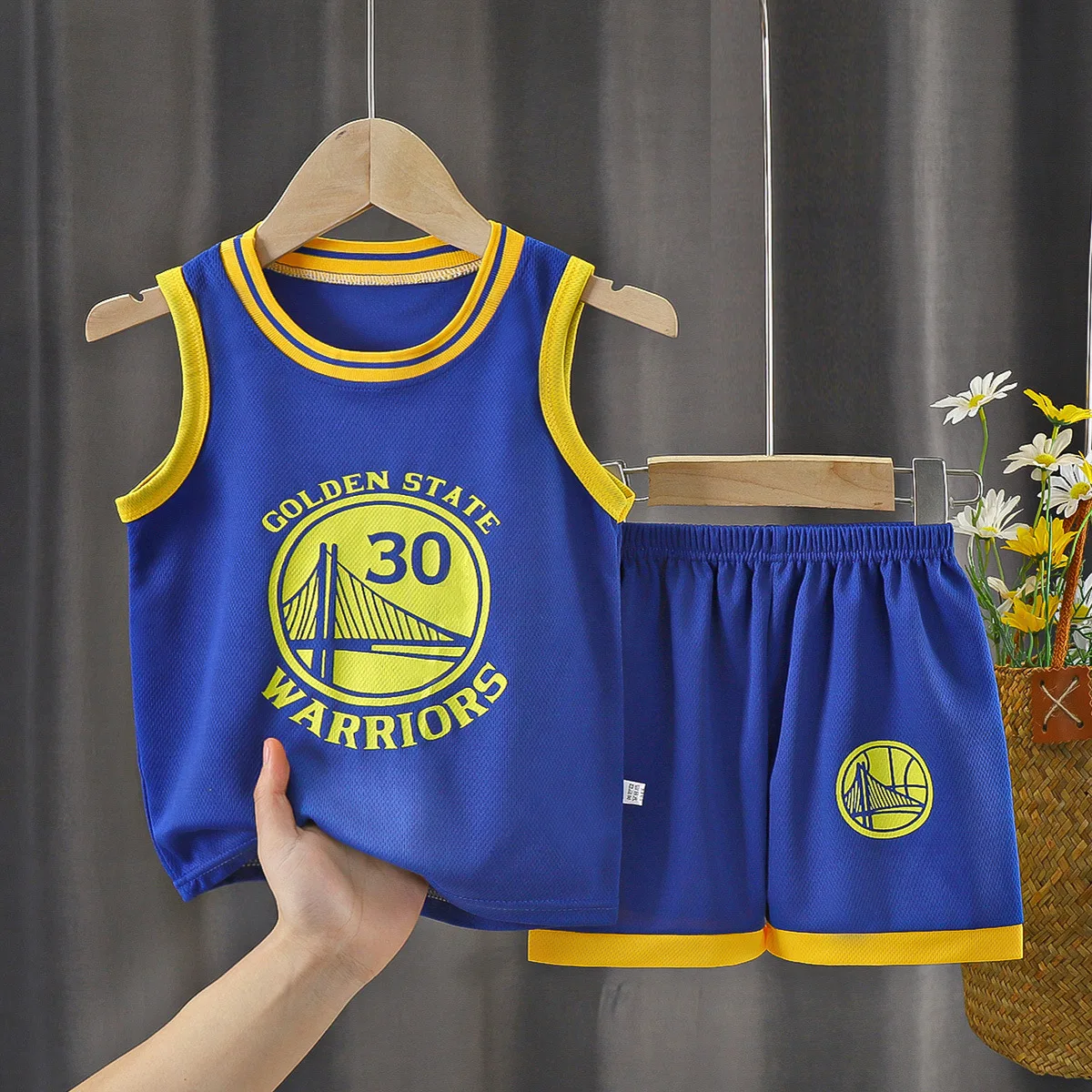 Golden State Warriors Bodysuit, Short & T-Shirt Set - Infant
