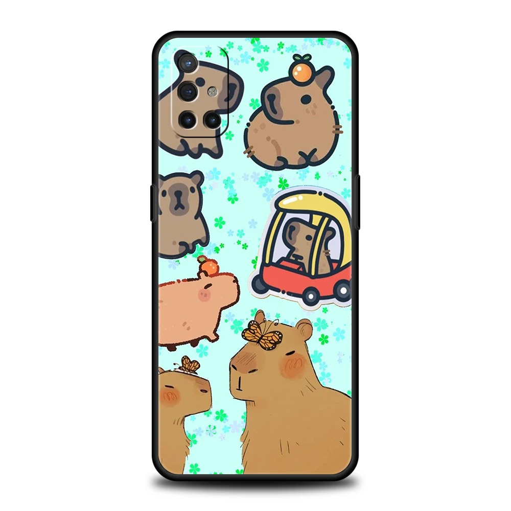 Cute Cartoon Capybara Silicone Phone Case Cover