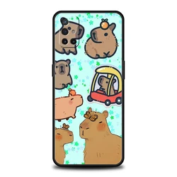 Cute Cartoon Capybara Silicone Phone Case Cover for 8 Nord 5G (A1)