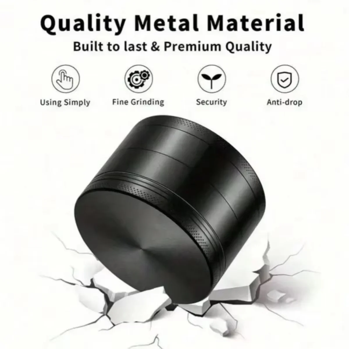 Herb Grinder 2inch Boho Tree Herb Grinder 4-Layers Metal Pepper Mortar Spice Mill Tobacco Grass Raw Grinder Smoking Accessories Kitchen Tool
