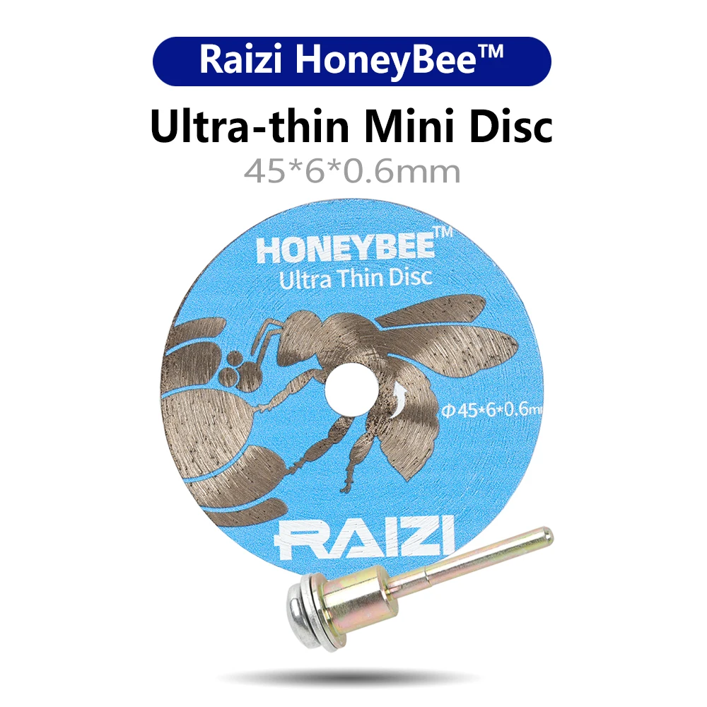 Raizi 45mm/50mm Ultra-thin Mini Diamond Cutting Disc for Tile Ceramic Porcelain Precise Cut with Shank Diamond Tile Saw Blade