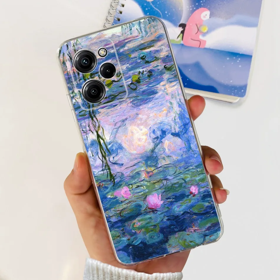 Elegant Printed Soft Silicone TPU Phone Case - Compatible with Poco X5 Series