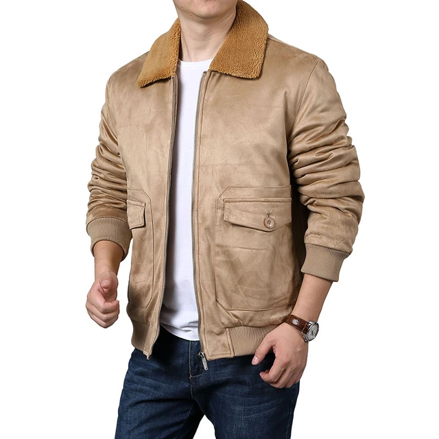 Chaqueta Ante Hombre - Chaquetas - AliExpress