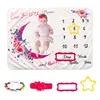 Premium Flannel Blanket for Baby Photography - Perfect for Milestone Monthly Photoshoots Photoshoot Accessories 2