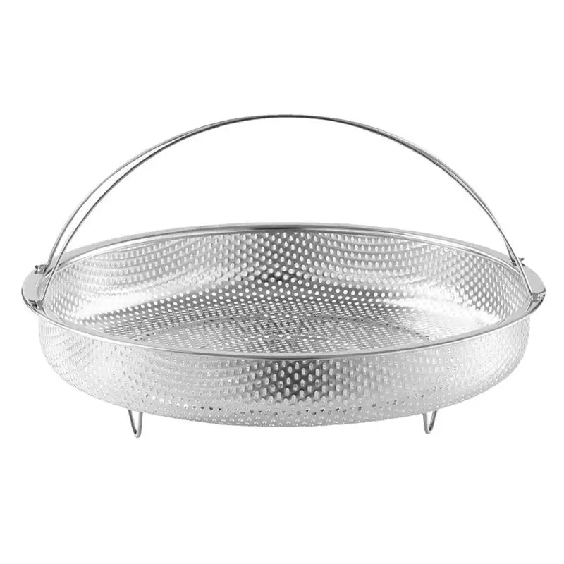 

Stainless Steel Food Steamer Basket Rice Sieve With Handle Steam Basket Kitchen Cooking Accessories For Steaming Dumpling Corns