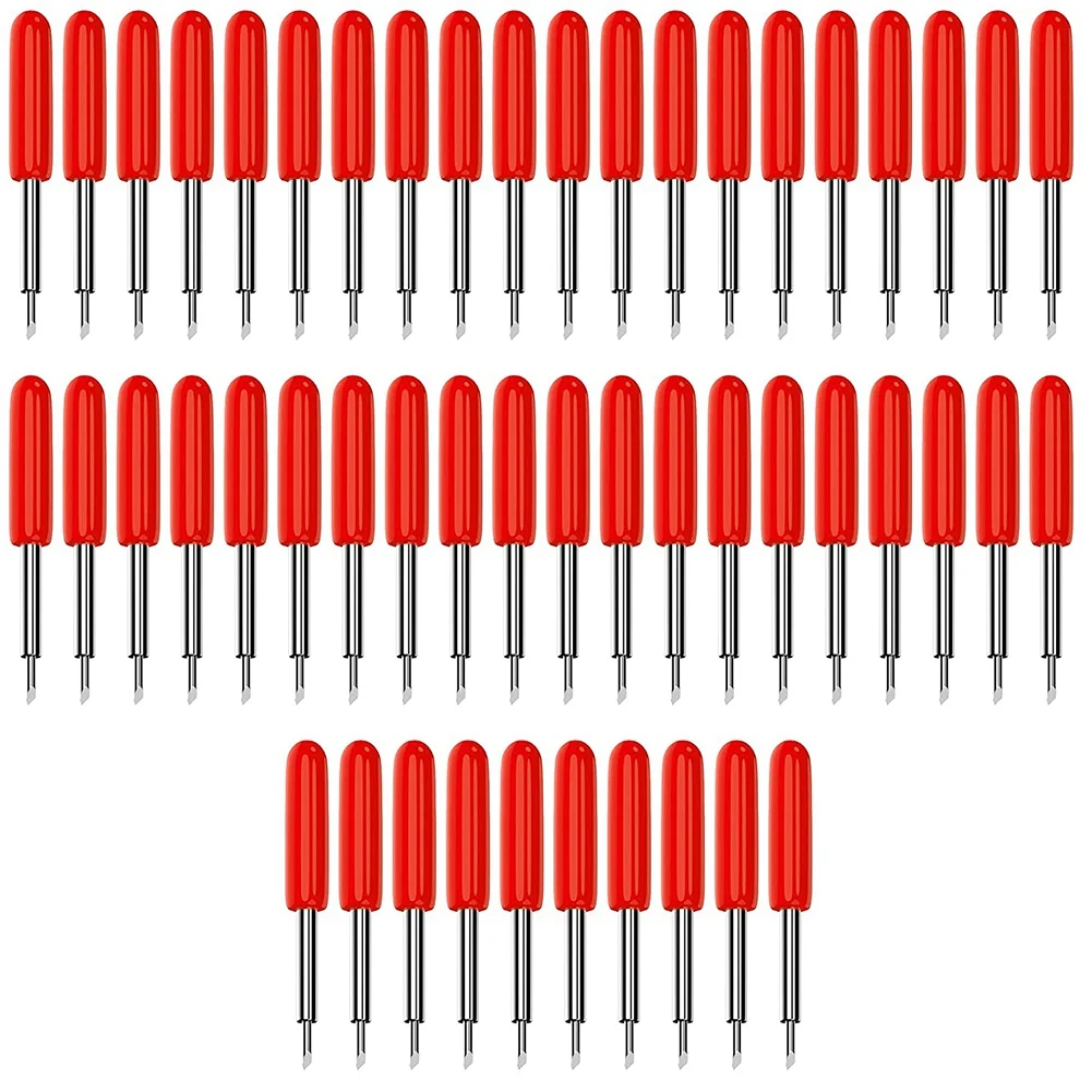 50PCS Replacement Cutting Blades for Cricut Explore Air 2 /Air 3/Maker Expression 45 Degree Standard Fine Point Blades