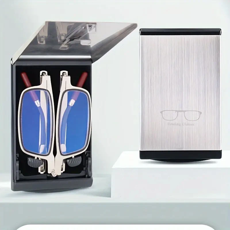 Reading Glasses Ultra Thin Rosewood Folding Portable Ultra-light Finished Eyeglasses Compact With Glasses Case 1.0-4.0