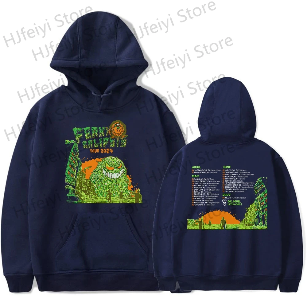 thumbnail image 1 of Sudadera con capucha Feid Ferxxocalipsis Tour 2024 para hombre y mujer, unisex, informal, de rapero, de manga larga, con capucha, ropa de calle, 1 of 5