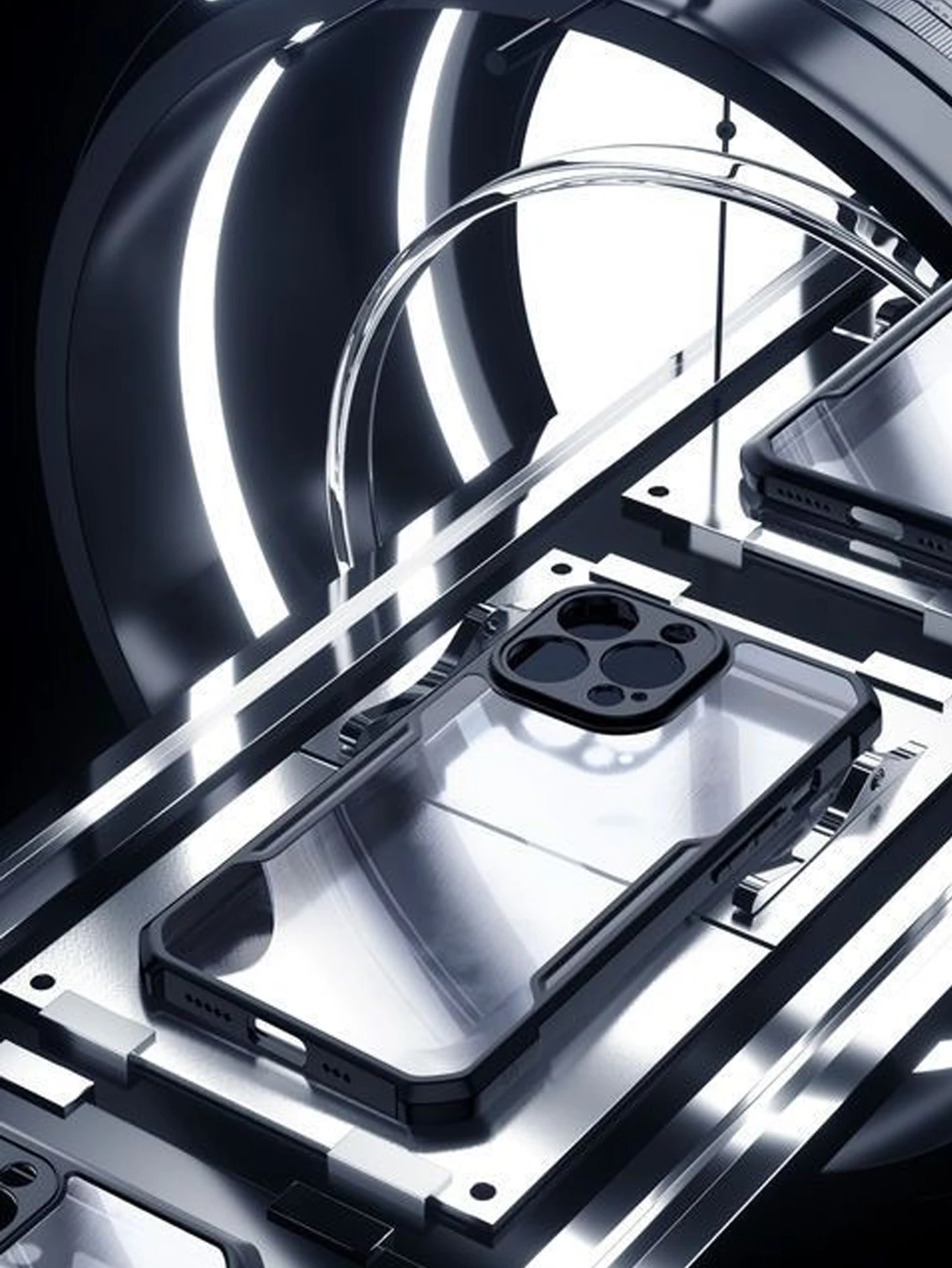 Transparente, stoßfeste Handyhülle für iPhone