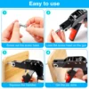 Hollow Drive Wall Anchor Screws Gun Heavy Duty Metal Tool Hollow Wall Anchors Gun Plasterboard Fixing For M4 M5 M6 Molly Bolt 6
