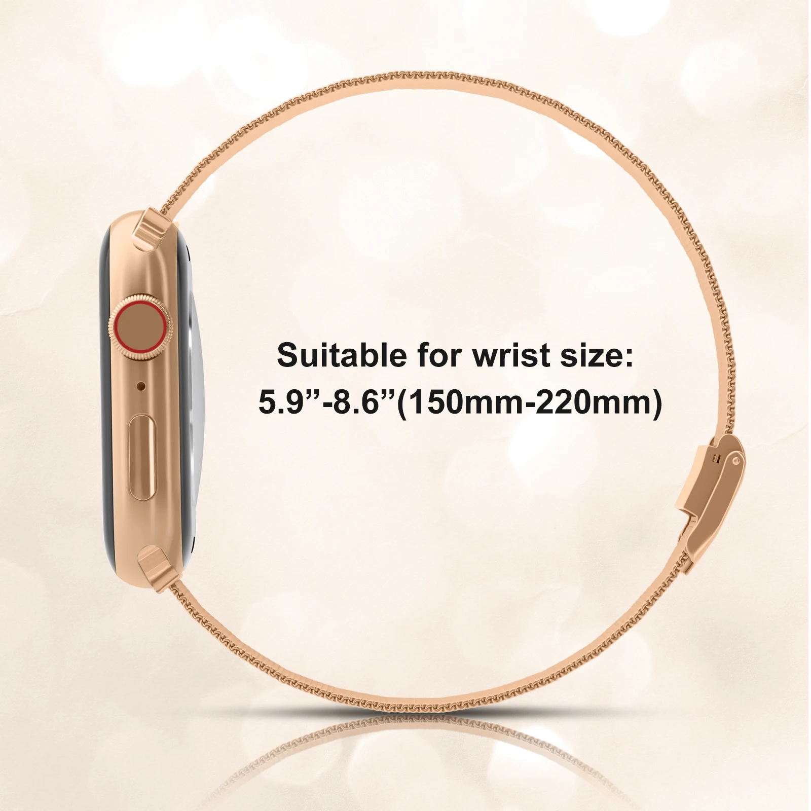 Stainless Steel Metal Strap for Apple Watch - Elegant Bracelet Band