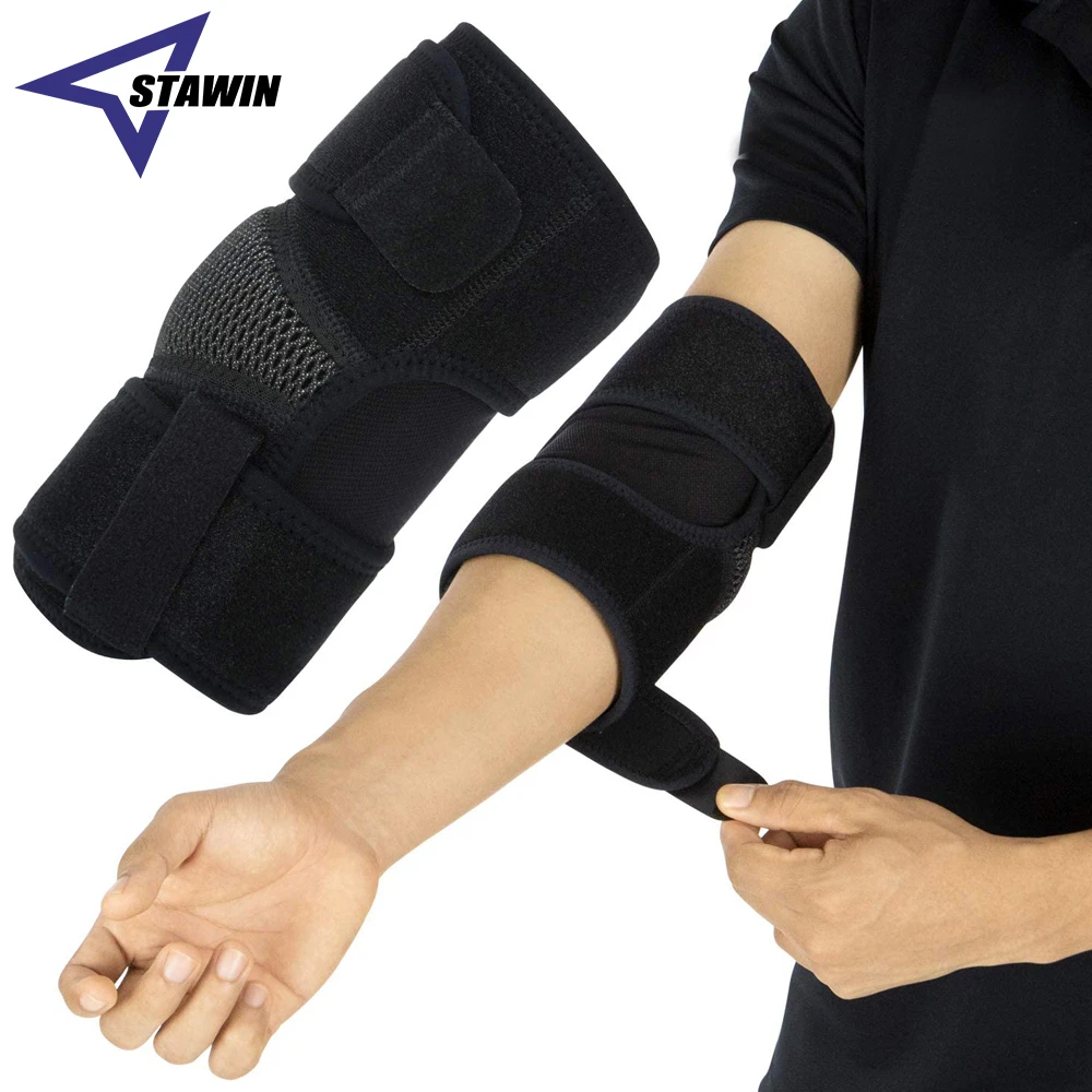 1 Pc Men Women Neoprene Compression Sleeves Elbow Brace Wrap For Tendonitis Bursitis Left Right