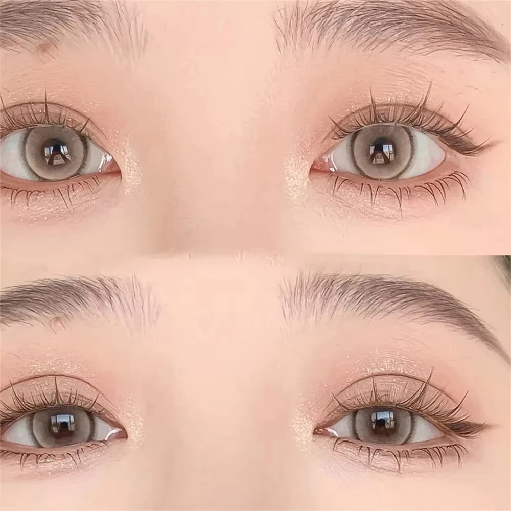 Description Picture 4 of item1/box 100 bundles False Eyelashes  Brown Sunflower lashes Natural Manga  Anime Eyelashes individual Eyelashes Extension Makeup