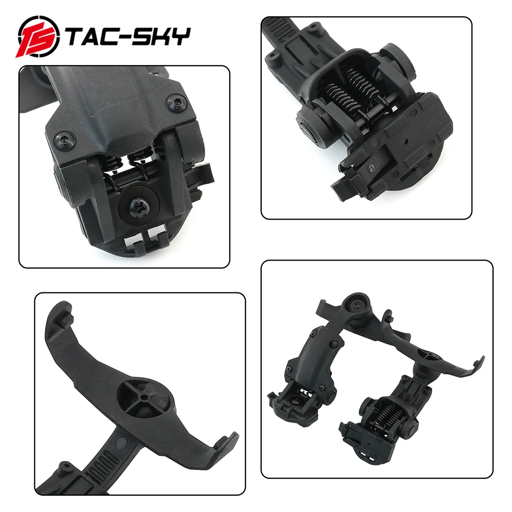 TS TAC-SKY Tactical Helmet ARC Rail Adapter Compatible with FCS AMP / TAC-SKY AMP Headset for Ops-Core FAST / ACH / MICH Helmet