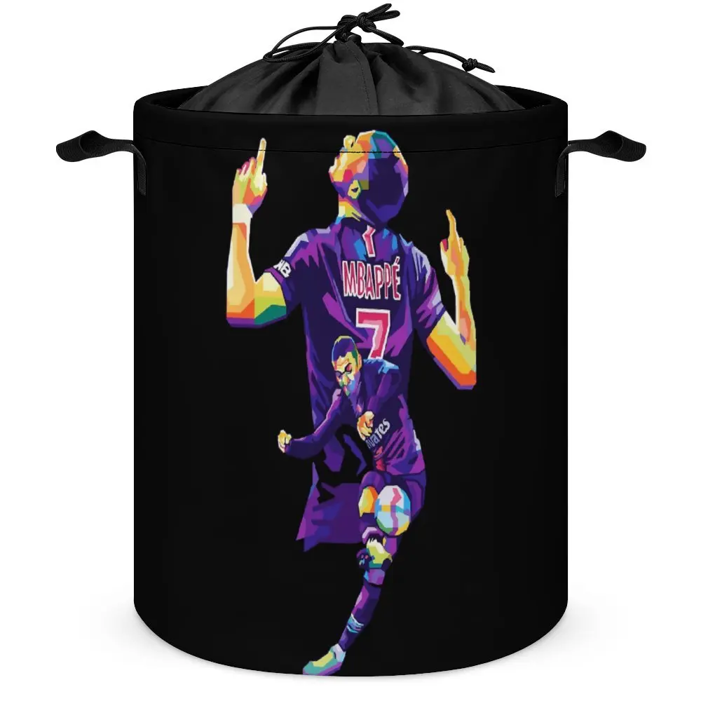 Scatola Portaoggetti Mbappe E Mbappé Kylian Champion France Football Team Soccer 36 Organizer Division Casual Graphic Cesto Portabiancheria Su