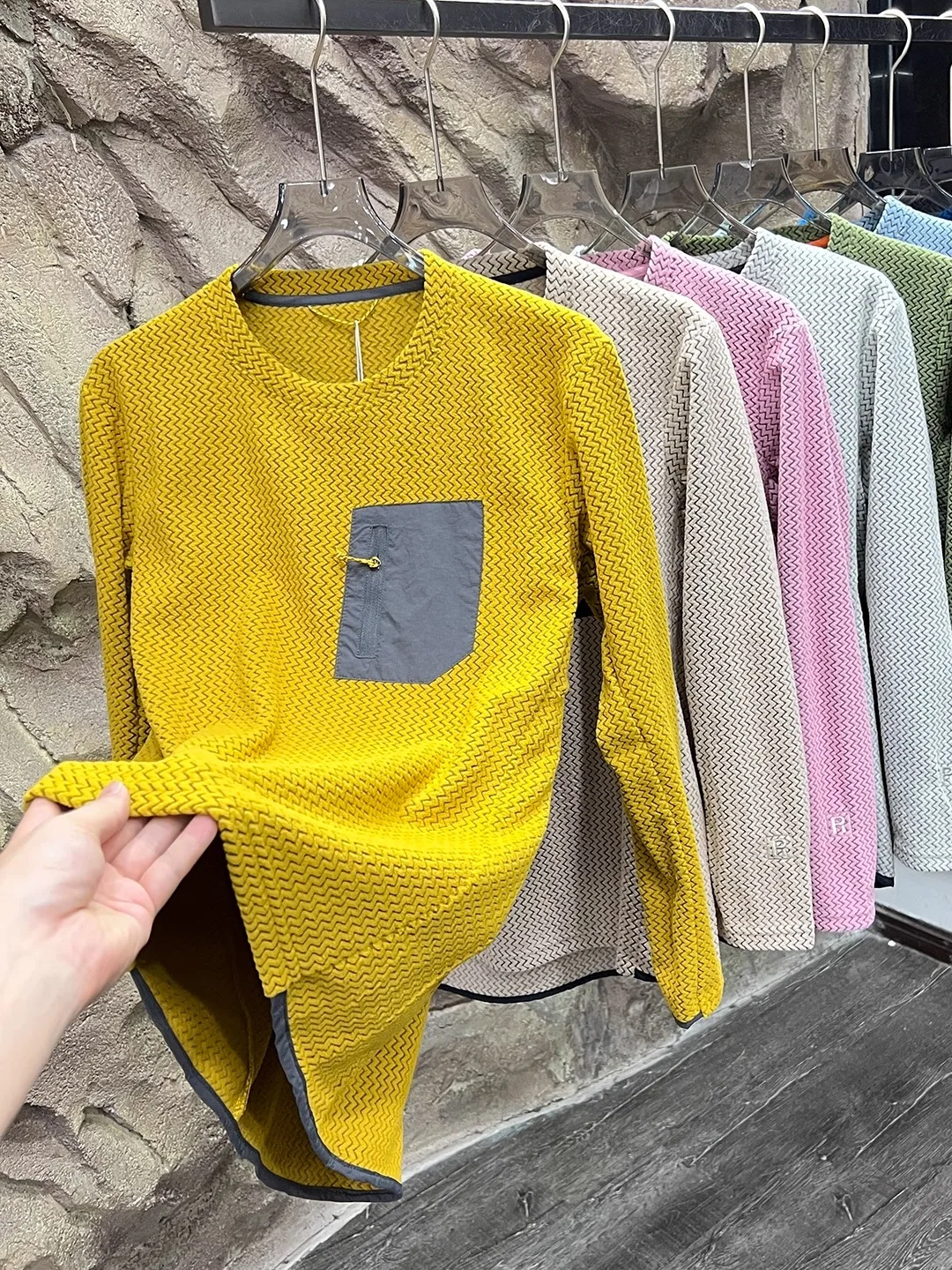 Qui Dry Fce Sweatirt R God Suit 280g ionic Technology Z pe Embroidery Outdoor Warm Men's Hoodie Polyester Fiber