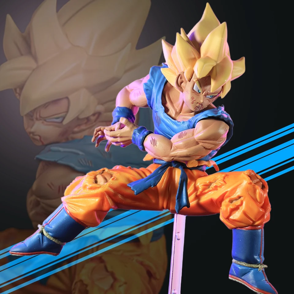 Figurine Dragon Ball Z – Goku Kamehameha Par Banpresto, édition PVC