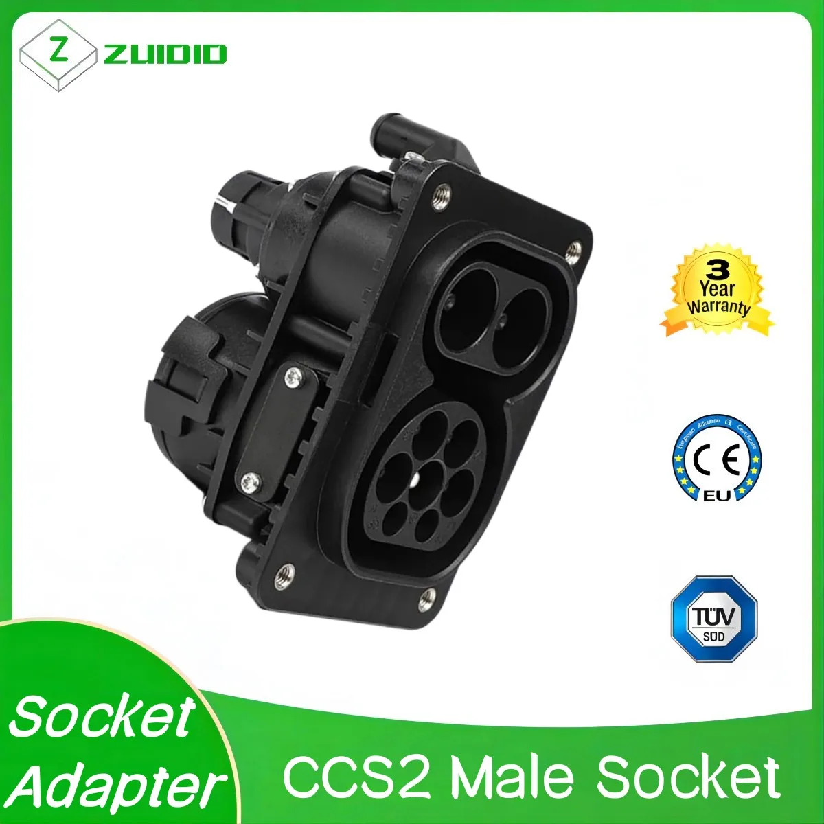 CCS-2-COMBO-EVSE-PHEV-Electric-Car-Side-Charging-Socket-Adapter-CCS2-EV ...