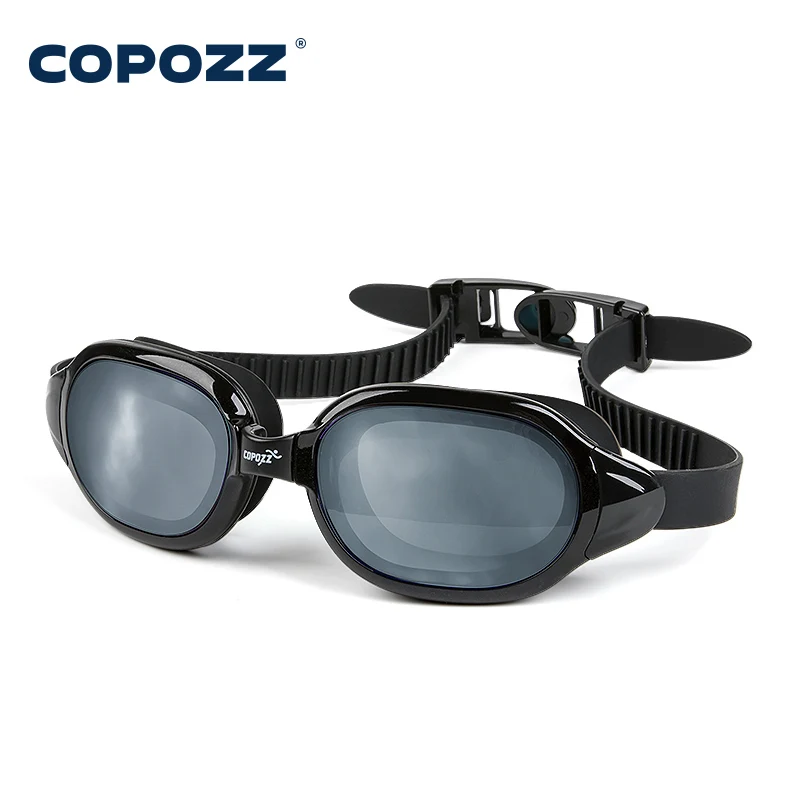 COPOZZ Best Swimming Goggles Men Women Adult Swim Goggle Professional Anti Fog Pool Swimming Glasses Eyewear -1.5 to -7