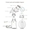 New Electric Double Breast Pump USB BPA Free Breast Pumps Baby Breast Feeding With Nursing Pads and Breast Milk Storage Gift Set 3