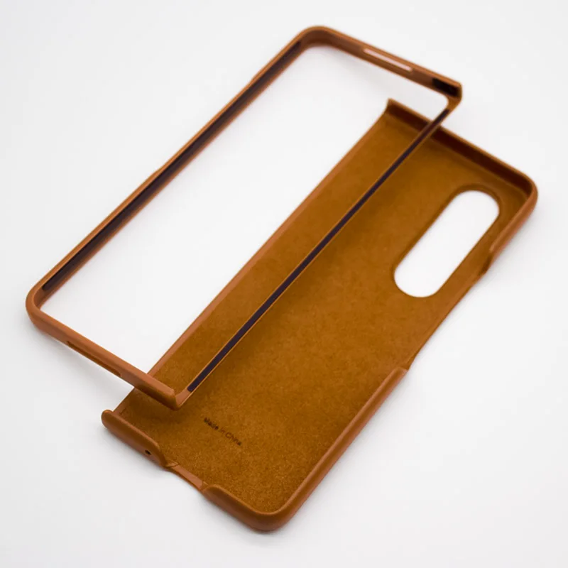 Leather For SAMSUNG Galaxy Z Fold4 Fold 4 5G Case Luxury business phone Cover Full Protective Shell With retail package