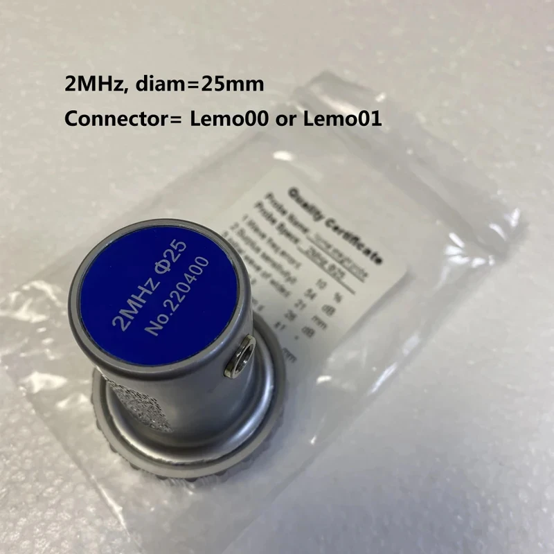 2MHz 24mm/25mm Straight Beam Probe for Ultrasonic Flaw Meter