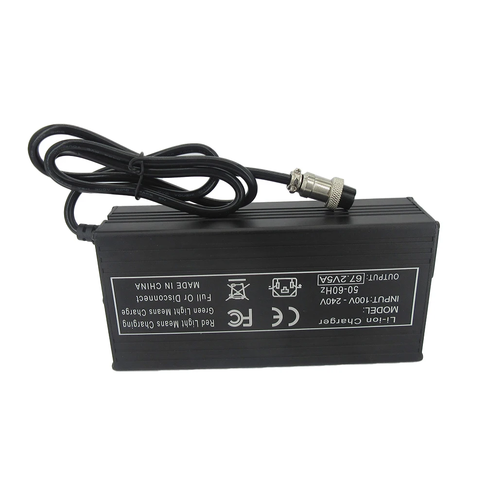 Carregador Rápido de Ebike para a Bicicleta Elétrica Lítio Li-íon Bicicleta Elétrica Trotinette Bateria da Motocicleta Carregadores Espertos 16s 60 v 60 v 10a 60 v 10a - Image 2
