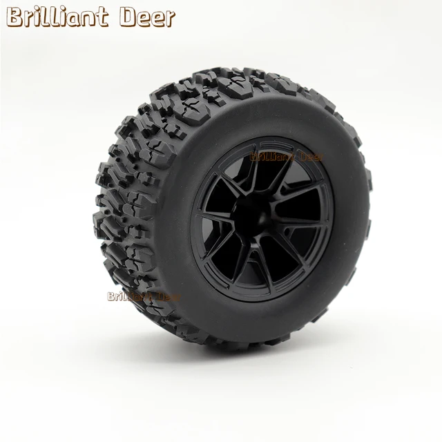 thumbnail image 2 of Metal Wheels & Tires Upgrade For MJX Hyper Go RC Cars - 4pc Set With Wheel Extenders For 1/14 & 1/16 Models 2 of 11