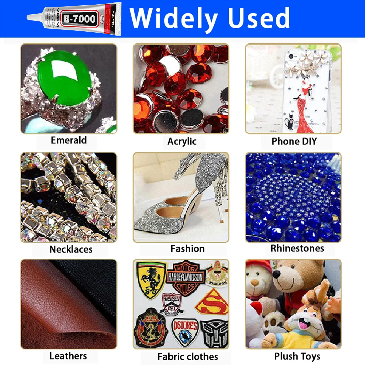 Multi-Purpose Precision Adhesive for Jewelry, Crafts, and Repairs - Waterproof and Transparent