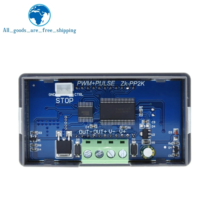ZK-PP2K PWM DC 3.3~30V 12V 24V Motor Speed Controller regulator 8A 150W Adjustable LED Dimmer Pulse Frequency Duty Ratio dc motor speed controller motor speed controller electric motor speed controller