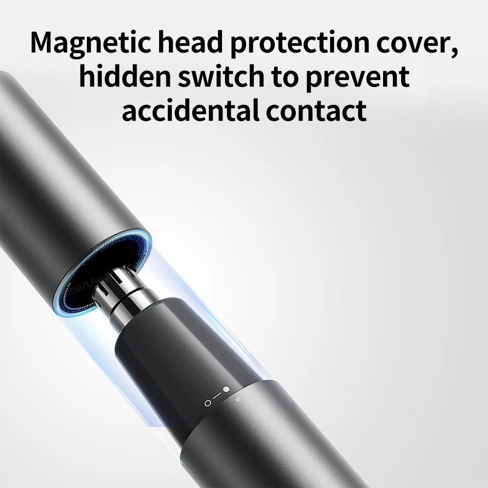 Xiaomi Mijia Electric Nose Hair Trimmer Removable Antibacterial Blade Hidden Protective Cover IPX5 Waterproof Type-C Charging 4