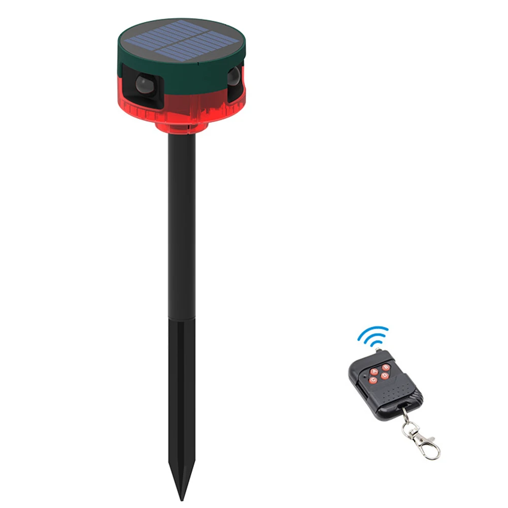 Solar Outdoor Motion Alarm For 360 Degree Infrared Sensor Sound& Light Alarm Light Herramientas Taladros Power Tool Sets